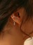 Yaprak Sallantılı Deliksiz Ear Cuff Küpe Deliksiz Kıkırdak Küpe 1