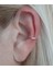 Ear Cuff Küpe İnce Halka Kadın Küpe - Kıkırdak Küpe (Delikli) 1