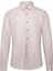Bej Slim Fit Uzun Kollu Düğmeli Yaka Pamuklu Gömlek 1
