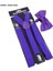 Yetişkin 3 Klipsli Y Geri Elastik Jartiyer Bowties Set Askı Parantez Boyun Bağları Sarıcı Kemer Kayışı Kadın Erkek (Yurt Dışından) 5
