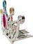 Gümüş Renk Taraklı Model Prenses Kraliçe Tacı 2 No 12 x 7 cm (4172) 4