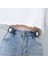 Kadın Kemer Mavi Elastik Kemer Toka Olmadan Kadınlar/erkekler Için Çiçekler Ayarlanabilir Streç Bant Kot Aksesuarları Ceinture Femme (Yurt Dışından) 4
