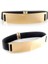Lüks Kadın Kemer Metal Ayna Geniş Kadın Kemer Altın Gümüş Zincirler Bel Kemeri Bayan Elbise Ceket Kemer Ceinture Femme Cinturon Mujer (Yurt Dışından) 5