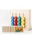Ahşap Rubik Abaküs / 3+ Yaş / Montessori Eğitici ve Öğretici Renkli Ahşap Oyuncak / Güvenli ve Eğlenceli Çocuk Oyuncağı 7