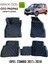 Newdeco Opel Combo 2011-2018 Için 5,5d Carbon Style Havuzlu Paspas - Tpe Malzeme 1