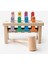 Hareketli Ahşap Çak-Çak Oyunu / 1+ Yaş / Montessori Eğitici ve Öğretici Renkli Ahşap Oyuncak / Güvenli ve Eğlenceli Çocuk Oyuncağı 1