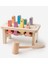 Hareketli Ahşap Çak-Çak Oyunu / 1+ Yaş / Montessori Eğitici ve Öğretici Renkli Ahşap Oyuncak / Güvenli ve Eğlenceli Çocuk Oyuncağı 4