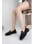 Sakura Metal Tokalı Triko Kadın Loafer Günlük Makosen Ayakkabı 2