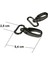 Orta Boy Akrep Anahtarlıkve Çanta Kancası 2,5cm 2 Adet Deri El Aleti 3