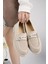 Sakura Metal Tokalı Triko Kadın Loafer Günlük Makosen Ayakkabı 3