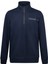 Lacivert Regular Fit Fermuarlı Yarım Balıkçı Yaka Pamuklu Sweatshirt 1