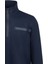 Lacivert Regular Fit Fermuarlı Yarım Balıkçı Yaka Pamuklu Sweatshirt 3