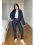 Lacivert Ceket ve Pantolon Denim Takım 2