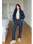 Lacivert Ceket ve Pantolon Denim Takım 3