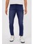 Lacivert Renk Eskitme Erkek Slim Fit Kot Pantolon 1