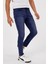 Lacivert Renk Eskitme Erkek Slim Fit Kot Pantolon 2