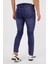 Lacivert Renk Eskitme Erkek Slim Fit Kot Pantolon 4