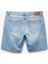 Pamuklu Yırtık Detaylı Bermuda Slim Fit Jean Şort 2