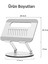 360° Dönebilen Yükseklik Ayarlı Metal Notebook Laptop Standı 4