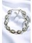 Metalize Inci Baklava Choker Tasma Kolye 2