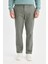 Regular Fit Normal Kesim Yazlık Düz Paça Chino Kanvas Pantolon Haki 3
