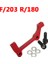 Kırmızı F203-R180MM Stili Pmıs Mtb Fren Adaptörü Kaliper Bisiklet Disk Fren Rotoru Alüminyum Alaşım Post Montaj Disk Fren Aksesuarı (Yurt Dışından) 1