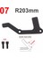 R203MM Tarzı Meroca Bisiklet Disk Fren Adaptörü Mtb Disk Fren Dönüştürücü Dağ Bisikleti Braketi Bisiklet Diski Için Bisiklet Kolu Montajı (Yurt Dışından) 1