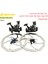1 Takım Siyah DISC160 Stili Zoom Mtb Bisiklet Disk Fren Çift Piston Mekanik Kılağı Ön Arka Alüminyum Alaşım Yol Elektrikli Bisiklet Parçaları Aksesuarları (Yurt Dışından) 1