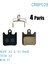 CRBP031 Tarzı Hope Tech X2 Için Eooz 4 Çift Yarı-Metalik Bisiklet Disk Fren Pedalları (Yurt Dışından) 5