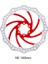 R6 Kırmızı 180MM Stili Hassns R6 Dağ Bisikleti Rotor Fren Diski Mtb Hidrolik Fren Seti Bisiklet Kaliperi Disk Rotor Bisikletçilik Için (Yurt Dışından) 1