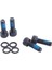 M6 35 Tarzı 4 Adet Bisiklet M6 Disk Fren Adaptörü Çelik Vidalar Bisiklet Parçaları M6*18M6*35MM Fren Kaliperi Montaj Civatası Mtb Yol Bisikleti Aksesuarları (Yurt Dışından) 3