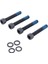 M6 35 Tarzı 4 Adet Bisiklet M6 Disk Fren Adaptörü Çelik Vidalar Bisiklet Parçaları M6*18M6*35MM Fren Kaliperi Montaj Civatası Mtb Yol Bisikleti Aksesuarları (Yurt Dışından) 5