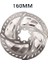 160MM Gümüş Tarzı Dağ Gravel Yol Bisikleti Için Tb Bisiklet Disk Fren Soğutma Yüzen Rotor Hızlı Soğutma Rotor RT900 Fren 6 Civata (Yurt Dışından) 1