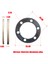 4.0mm-1 Adet Tarzı E-Bisiklet Elektrikli Scooter Fren Balatası Conta Spacer 6 Delik Disk Yıkayıcı Tekerlek Alüminyum Inç Yeniden Düzenleme Parçası (Yurt Dışından) 3