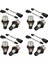 4 Çift 8000K Beyaz LED Melek Göz Işaretleyici Halo Ampuller Lambalar E39 E53 E60 E63 E64 E66 E87 5 6 7X3X5 (Yurt Dışından) 1