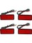 4x LED Kırmızı Reflektör Kuyruk Fren Dur Marker Hafif Kamyon Römork Atv Rv Motor Suv (Yurt Dışından) 1