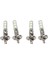 4 Adet Otomatik Işık Far Lambası H1 Beyaz 13 Smd 5050 LED Cips (Yurt Dışından) 1