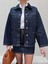 Darkblue Denim Ceket 3