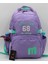 34500 Okul Çantas Unisex Okul Sırt Çantası Günlük Sırt Çantası Lila-Yeşil 2