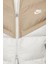 Storm Fit Windrunner Primaloft Filled Full Zip Hoodie Kısa Erkek Mont Kahverengi Beyaz 4