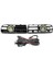 Sis Farları Izgarası, 1 Takım Araba Izgarası LED Sis Farı Izgarası Alt Drl Lambalı Golf Mk4 1998-2004, Siyah (Yurt Dışından) 2