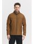 Kahverengi Erkek Pamuk Polyester Karışımlı Su ve Rüzgar Geçirmez Mevsimlik&yazlık Mont 1