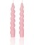 Burgu Şamdan Mumu 2li Set Blush 17 cm 1