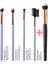 4' lü Göz ve Kaş Makyajı Fırça Seti NasBrushSet92R + Oval Yapılı Kapatıcı Fırçası Nasbrush 136 3