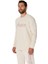 Asics Sweatshirt Erkek Krem Sweatshirt 2031E192-200 2