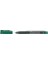 Faber Castell 1525 Permanent Kalem - Asetat Kalemi M Yeşil - 3 Adet 1