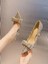 Lady Princess Gümüş Nude Şeffaf Kristal Fiyonk Taşlı Stiletto 9cm Topuklu Düğün Nişan Abiye Ayakkabı 4