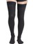 Orta Basınçlı (23 - 32 Mmhg) Uyluk Boyu Varıs Çorabı Siyah (Burnu Kapalı) 3