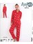 Bayan Süet Yakalı Düğmeli Alt Üst Pijama Takımı 1