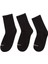 U Skx Paded Crew Cut S212283-001 Siyah Çorap 2